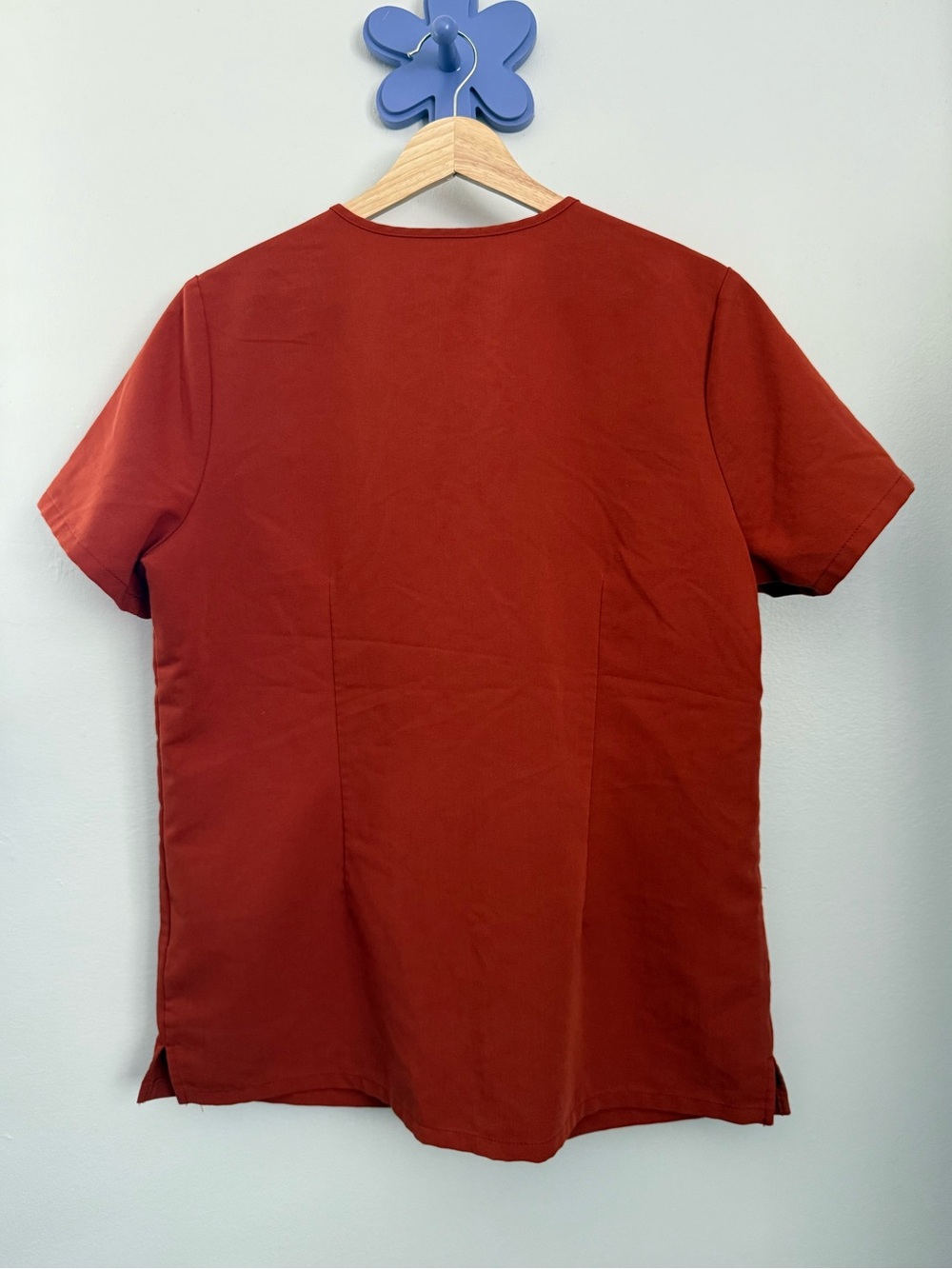 Figs Women’s Medium Casma Top Orange Auburn Doctor Nurse Dentist fall Halloween - Picture 4 of 7
